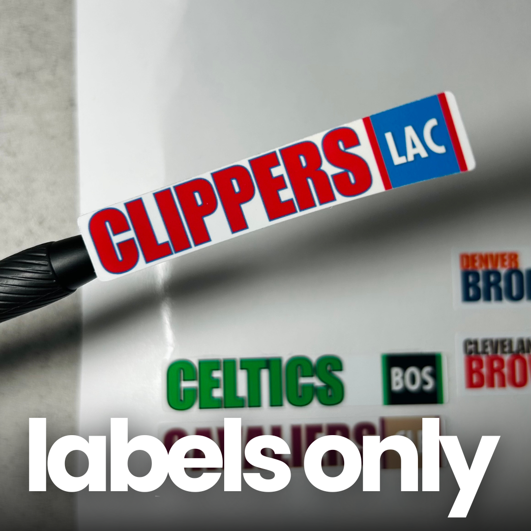 Card Divider Labels ONLY (Choose Sport & Size)
