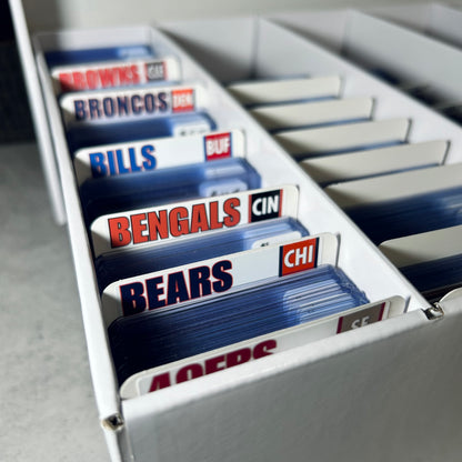 Card Dividers (Choose Sport & Size)