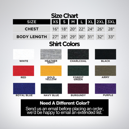 Custom Full Color T-Shirts (Left Chest)